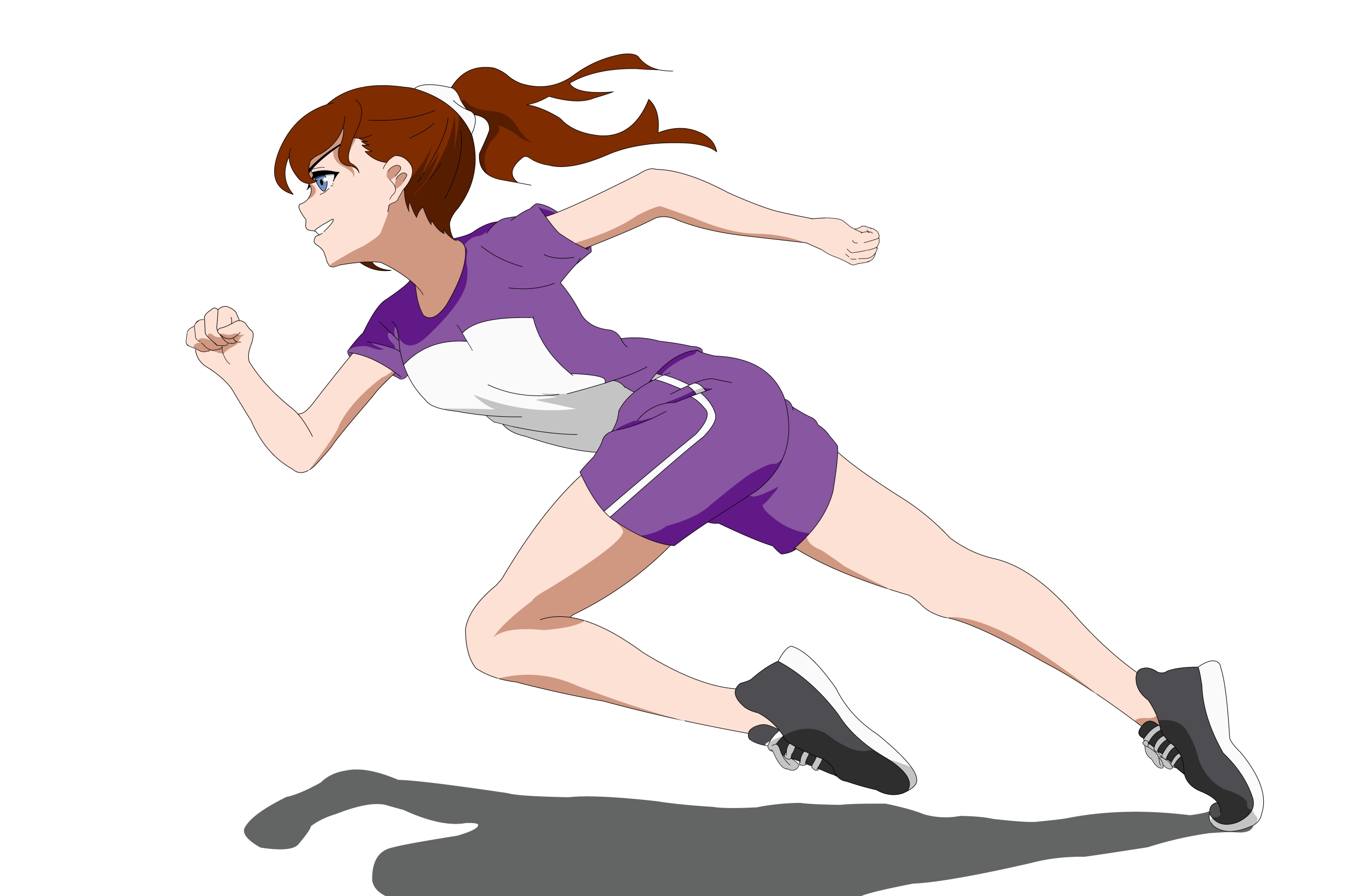 My animation process: Coloring with the original color palette.
